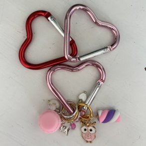 Hjerteformede aluminimums ring