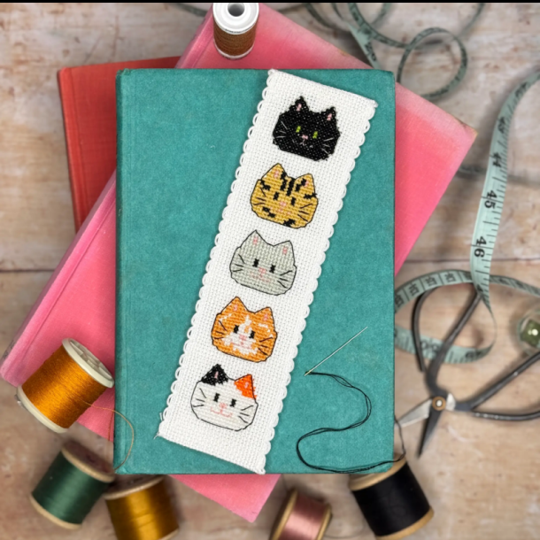 Kitty Cats - Bogm�rke broderikit