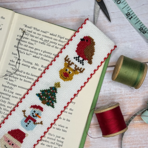 Festlige Venner - Bogm�rke broderikit