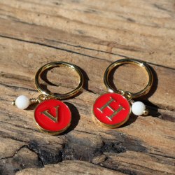 Hjre/Venstre EMALJE MARKR