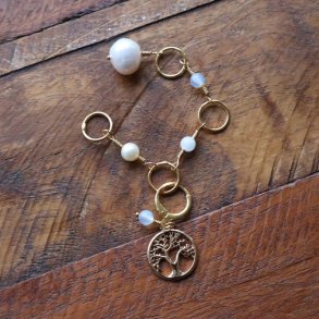 FERSKVANDSPERLE strikkefisk m. 4 ringe