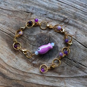 Assorteret - Justrbar LILLA strikkefisk 