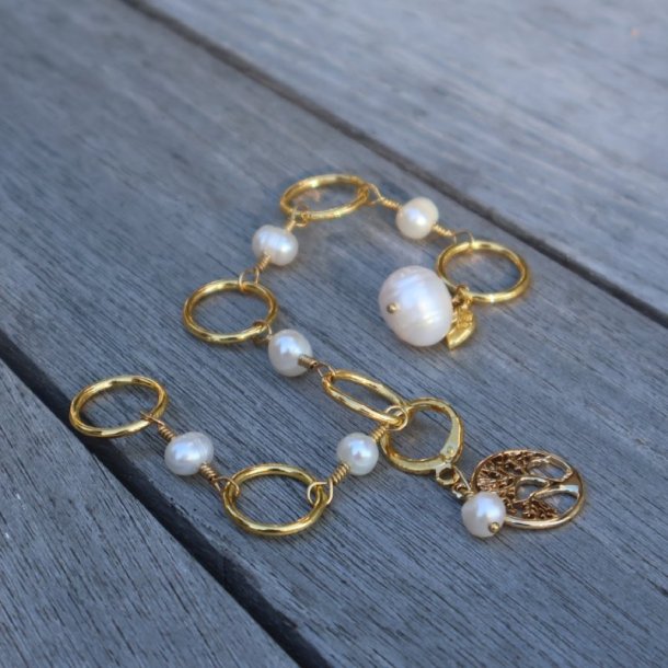 FERSKVANDS fisk med lille forgyldt blad