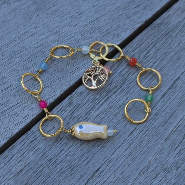 FLERFARVET strikkefisk